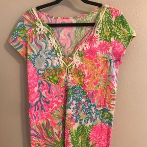 Lilly Pulitzer Brewster T Shirt Dress XL